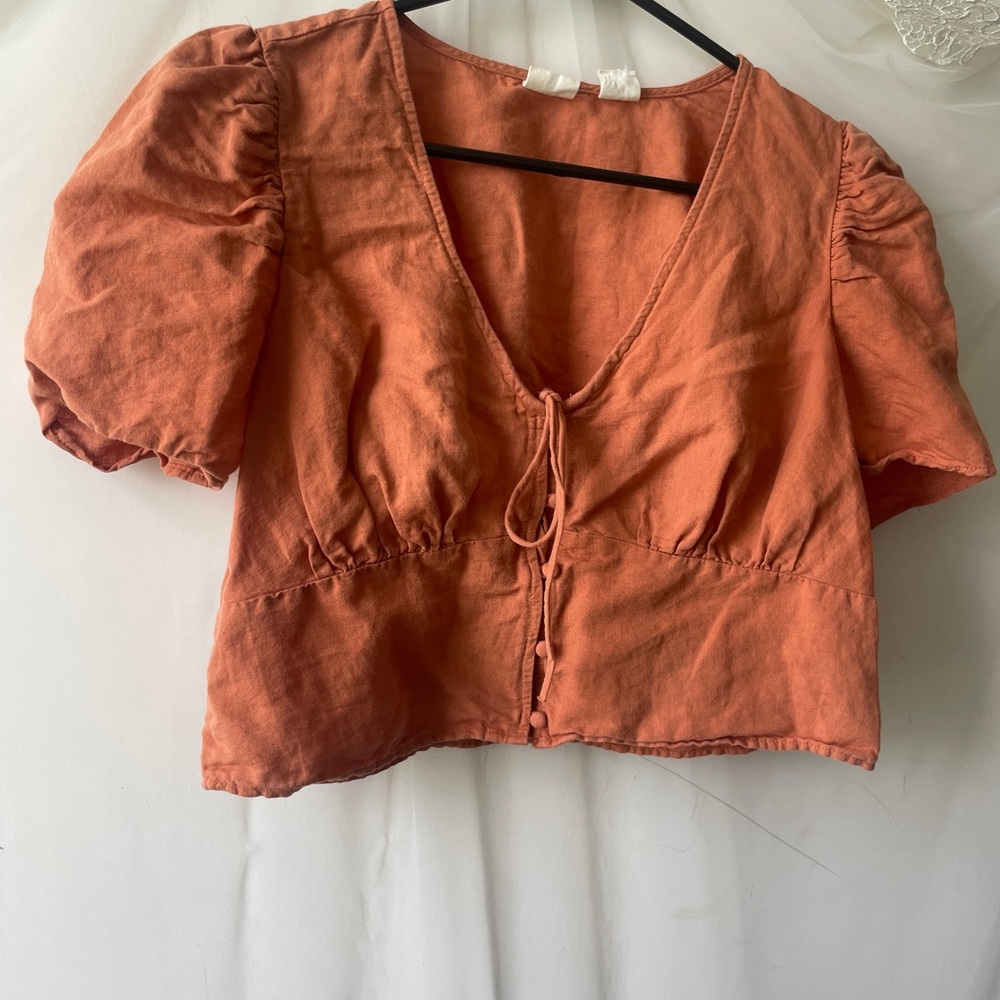 Levi's Rust Colored Blouse